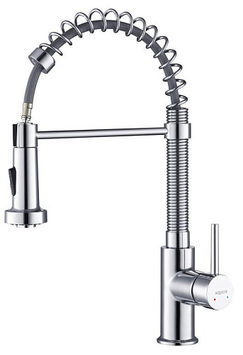 Aquatek AQ1387CR Европа Смеситель для кухни 2jet (профессиональный), хром Aquatek AQ1387CR Европа Смеситель для кухни 2jet (профессиональный), хром
