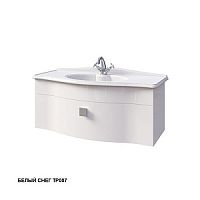 Тумба Caprigo 1314-TP007 NOKTURN под раковину 100х44 см подвесная, белый снег