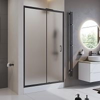 Душевая дверь в нишу BelBagno UNO-195 UNO-195-BF-1-120-P-NERO Душевая дверь в нишу BelBagno UNO-195 UNO-195-BF-1-120-P-NERO
