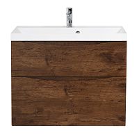 База BelBagno MARINO-H60-700-2C-SO-RW-P под раковину 70х45 см, подвесная, Rovere Moro (темный дуб)