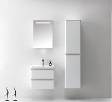 Раковина BelBagno EA-600-LVB Ancona-N/Energia-N из искусственного мрамора 60х48 см, белая