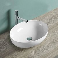 Раковина Vincea VBS-51552 керамическая, 52х39.5 см, накладная, белая