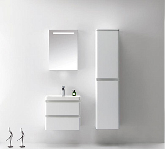 Раковина BelBagno EA-600-LVB Ancona-N/Energia-N из искусственного мрамора 60х48 см, белая