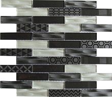 Стеклянная мозаика Bonaparte Мозаика стеклянная и стеклянная с камнем OptimaGrey