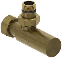 Вентиль Сунержа 05-1400-1234 угловой, (цилиндр) G 1/2" НР х G 3/4" НГ, состаренная бронза Вентиль Сунержа 05-1400-1234 угловой, (цилиндр) G 1/2" НР х G 3/4" НГ, состаренная бронза