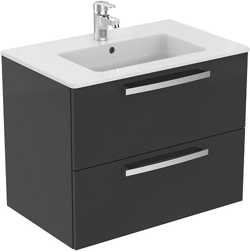 Тумба Ideal Standard E0537TI Tempo для раковины 70х44 см, подвесная, Mid Grey (серый) Тумба Ideal Standard E0537TI Tempo для раковины 70х44 см, подвесная, Mid Grey (серый)