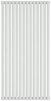 Радиатор Сунержа 12-0332-1214 Эстет-00 отопительный н/ж 1200х630 мм/ 14 секций, белый