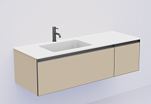 Тумба под раковину Armadi Art QUATRO 790-M2-140-D-A-LED