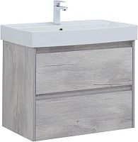 Тумба с раковиной Aquanet 00305237 Nova Lite, 72х44 см, светлое дерево