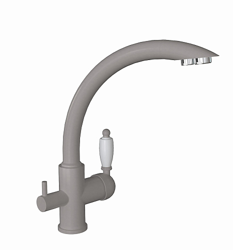 Смеситель Florentina 333.25H.2113.305 Шале FL для кухни, серый снят с производства