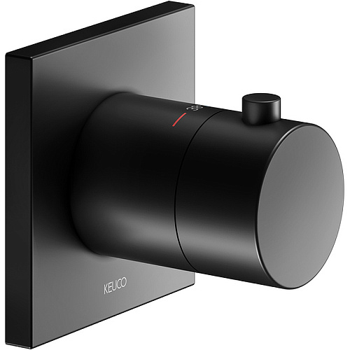 Смеситель Keuco 59553370002 IXMO с термостатом для встройки DN 15, черный матовый Смеситель Keuco 59553370002 IXMO с термостатом для встройки DN 15, черный матовый