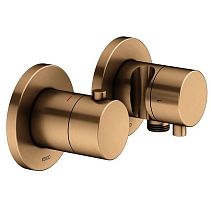 Смеситель Keuco 51553031221 Edition 400 с термостатом для встройки, бронза шлифованная