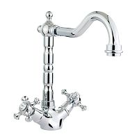 Смеситель Migliore 31614 Prestige для раковины, излив "змейка", Click-clack, хром