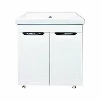 Тумба Loranto CS00060529 Верона с раковиной, напольная, 60х40 см, белая купить недорого в интернет-магазине Керамос