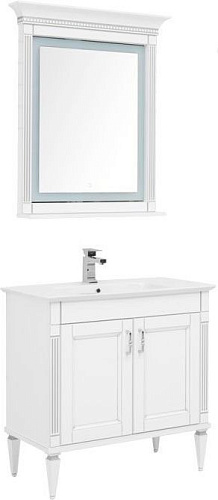 Комплект мебели Aquanet 00233126 Селена для ванной комнаты, белый купить недорого в интернет-магазине Керамос