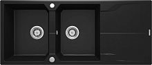 Мойка Deante ZQN_N213 Andante кухонная гранитная 116х50 см, Nero (черный)