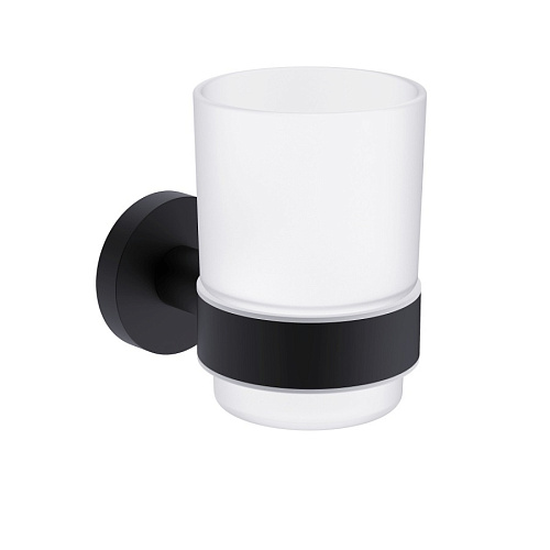 Стакан для зубных щеток настенный AQUAme Trento AQM7212MB