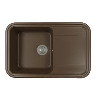 Мойка для кухни Florentina 20.170.D0780.303 Крит 78х51 см, с крылом, мокко