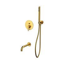 Смеситель скрытого монтажа Whitecross Y brushed gold YSET06GLB