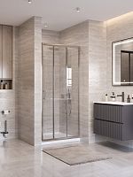 Душевая дверь в нишу BelBagno UNO-195 UNO-195-BF-3-100-C-Cr