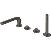 Смеситель Keuco 51530130200 Edition 400 для ванны, хром черный шлифованный