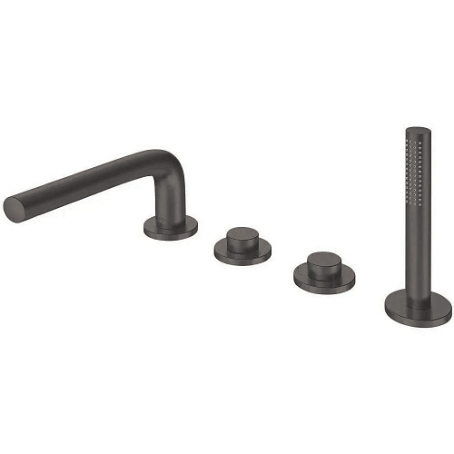 Смеситель Keuco 51530130200 Edition 400 для ванны, хром черный шлифованный