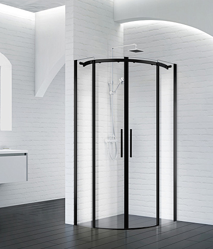 Душевой уголок BelBagno ACQUA-R-2-90-C-NERO Душевой уголок BelBagno ACQUA-R-2-90-C-NERO