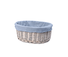 Корзина для белья WasserKRAFT WB-280-S Rossel 36х30 см, белая