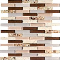 Стеклянная мозаика Bonaparte Мозаика стеклянная и стеклянная с камнем ShellStone