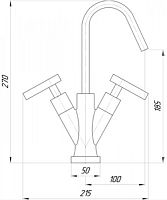 Смеситель для раковины Migliore  ML.SNS-7934.CR