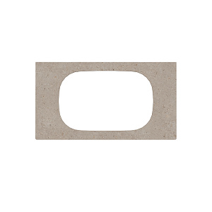 Столешница Kerama Marazzi MA.2.0.SG540620R\90 Magica для раковин, встраиваемых сверху, 90 см, Риккарди/бежевый матовый