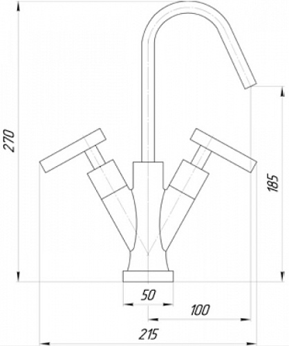 Смеситель для раковины Migliore ML.SNS-7934.CR Смеситель для раковины Migliore ML.SNS-7934.CR