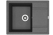 Мойка для кухни Florentina 20.125.C0650.102 Липси 65х51 см, с крылом, черная