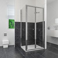 Душевой угол RGW CL-31 04093199-51 Classik квадратный 90х90х185 см, стекло - шиншилла