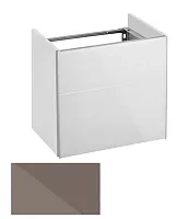 Тумба Keuco 34090140002 Royal Reflex под умывальник 50х35 см, петли справа, трюфель/трюфель