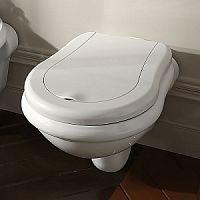 Унитаз подвесной 52 х 38 см Kerasan Retro 1015 01, цвет белый