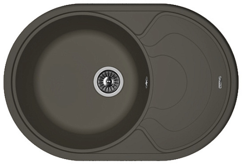 Мойка для кухни Florentina 20.140.D0760.302 Родос 76х51 см, с крылом, антрацит Мойка для кухни Florentina 20.140.D0760.302 Родос 76х51 см, с крылом, антрацит снят с производства
