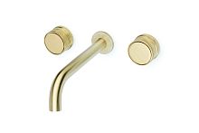 Смеситель из стены Boheme PRESTIGE 152-2-MG-PR золотой матовый