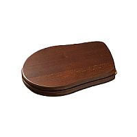 Сиденье Kerasan 109140 noc/oro Retro для унитаза, noce/петли золото