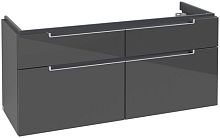 Тумба Villeroy & Boch A91700FP Subway 2.0 под раковину 129х45 см, серый глянцевый (Glossy Grey) Тумба Villeroy & Boch A91700FP Subway 2.0 под раковину 129х45 см, серый глянцевый (Glossy Grey)