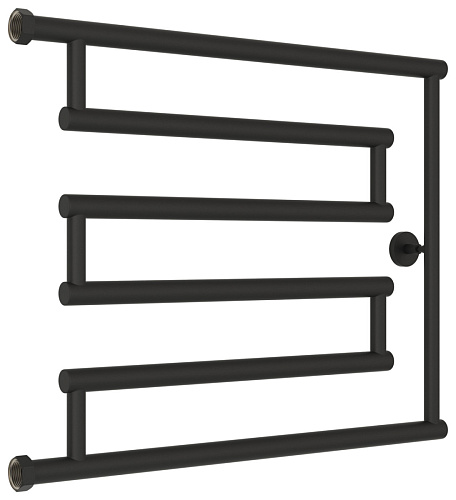 Полотенцесушитель водяной Сунержа 15-4052-5065 High-Tech Model L+, 500х650 мм, муар темный титан