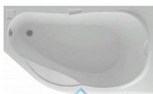 Ванна акриловая, угловая Aquatek  Таурус 170х100 гидро_пневм_плоские+экран, правая