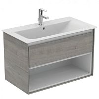 Тумба Ideal Standard E0827PS Connect Air для раковины 80х44 см, подвесная, Wood Light Grey + Matt White (светло-серое дерево + белый матовый) Тумба Ideal Standard E0827PS Connect Air для раковины 80х44 см, подвесная, Wood Light Grey + Matt White (светло-серое дерево + белый матовый)