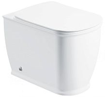 Чаша унитаза BelBagno BB10150CB PRADO, P-trap, приставного, 36х54 см, белая