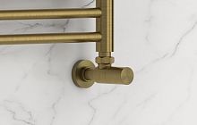 Вентиль Сунержа 051-1400-1212 угловой, (цилиндр) G 1/2" НР х G 1/2" НР, состаренная латунь