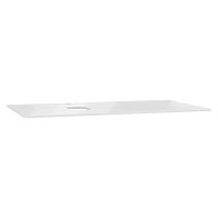 Столешница Vitra 65713 Origin стеклянная 90 см, левосторонняя, белая Столешница Vitra 65713 Origin стеклянная 90 см, левосторонняя, белая