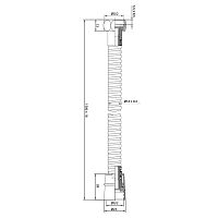 Шланг для душа IDDIS Oldie 030S15Bi19