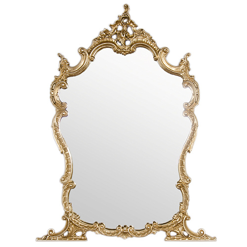 Зеркало TW с декоративной рамой 105хh134 см, цвет рамы золото  (рекомендуем к базе TW Barocco 7233 ),TW03850oro снят с производства