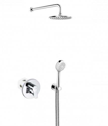 Комплект Kludi 376400565 Pure&Easy для душа 7in1, хром