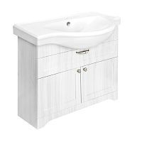 Тумба Sanita Luxe CLS8SLCW900112F1 Classic 90-20 под раковину 80х35 см, белый матовый Тумба Sanita Luxe CLS8SLCW900112F1 Classic 90-20 под раковину 80х35 см, белый матовый